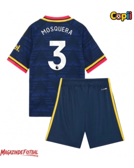 Arsenal Cristhian Mosquera #3 Echipament de Fotbal Replică 2026-27 Copii Deplasare (+ Șorturi)